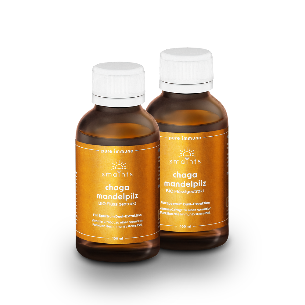 Pure Immune Flüssigextrakt mit Chaga und Agaricus