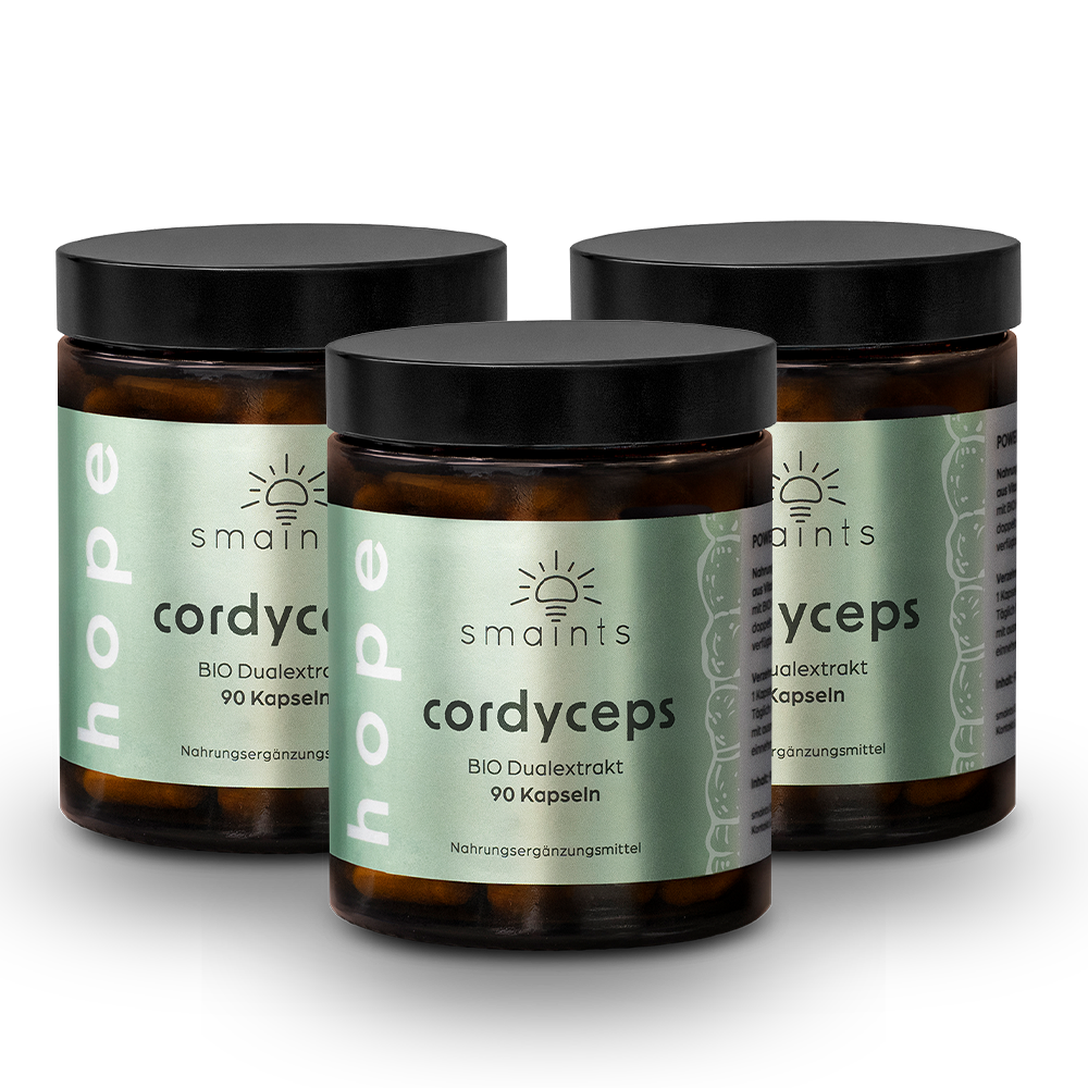 3x Bio Cordyceps Extrakt Kapseln
