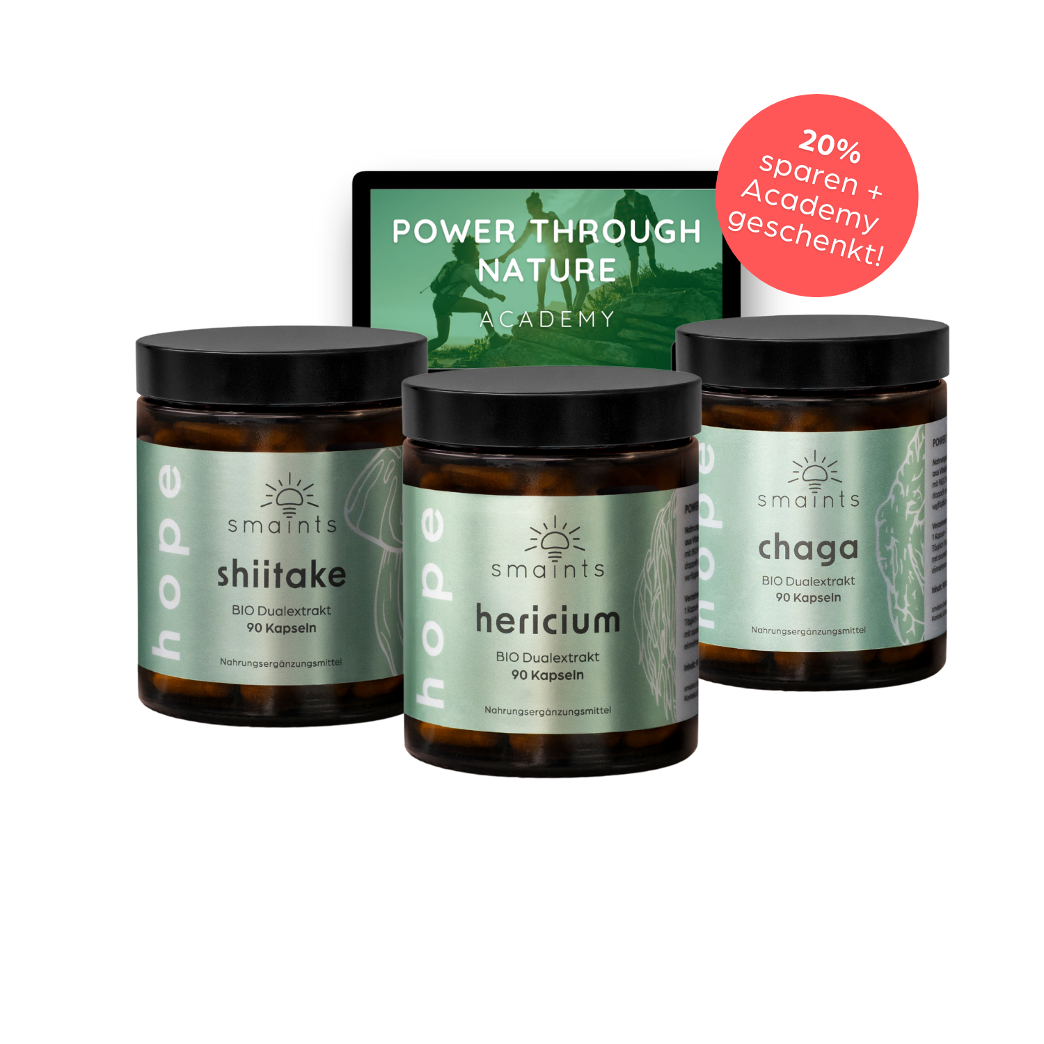 HOPE Kapsel 3er Bundle inkl. PTN Academy