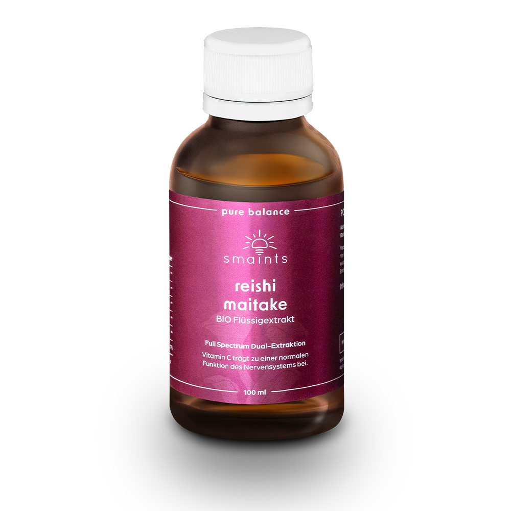 Pure Balance Flüssigextrakt mit Reishi und Maitake
