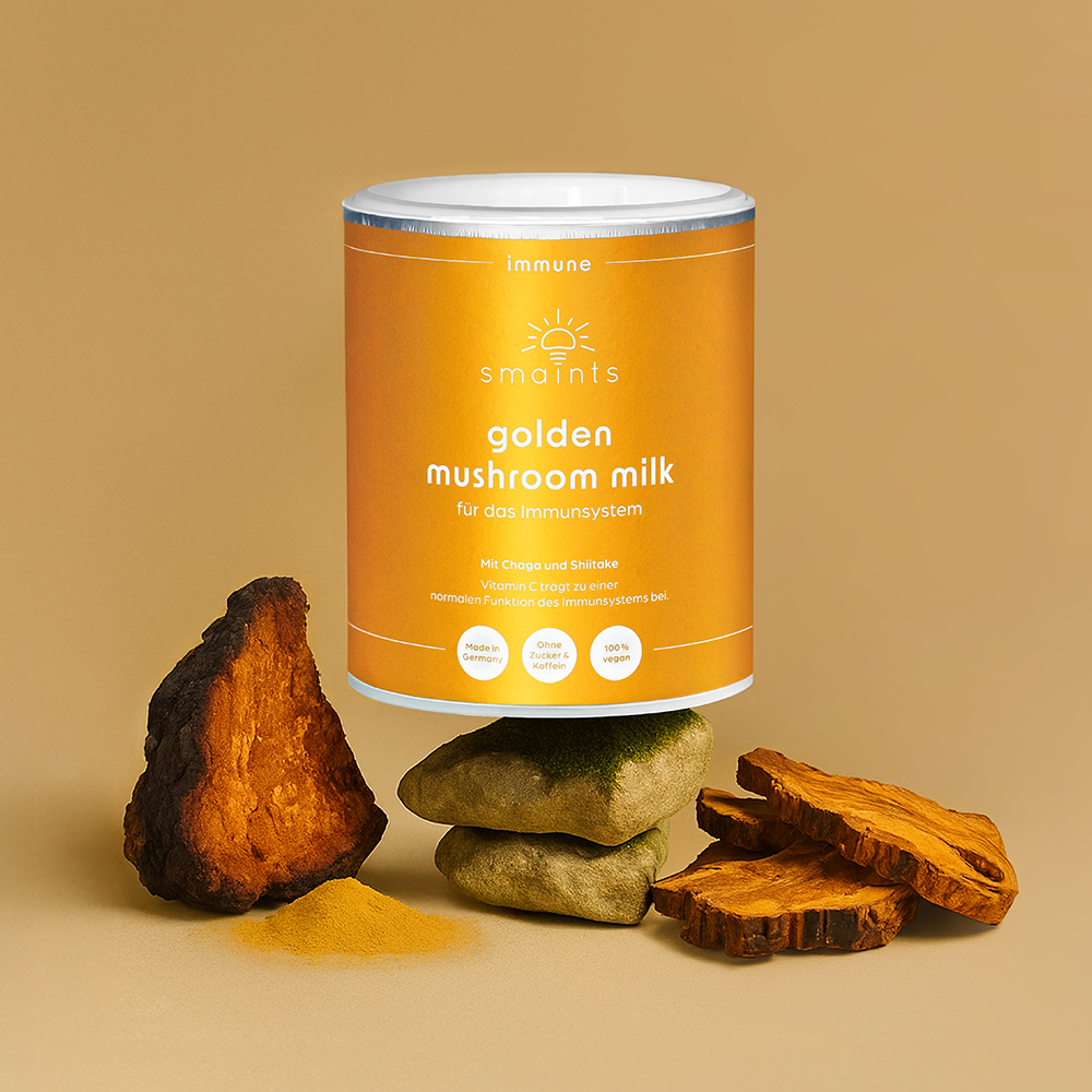 Golden Mushroom Milk 2.0 mit Chaga und Shiitake 210g