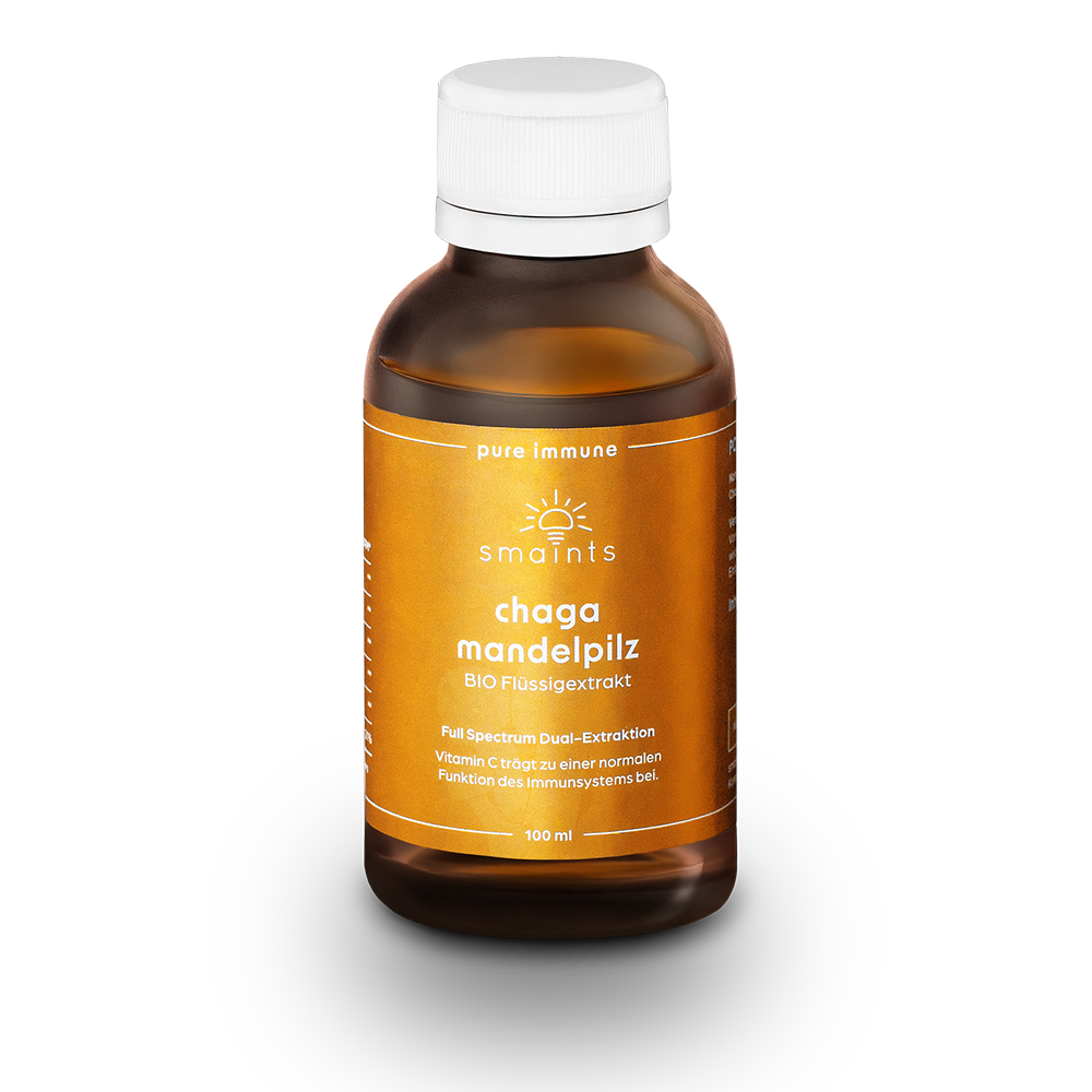 Pure Immune Flüssigextrakt mit Chaga und Agaricus