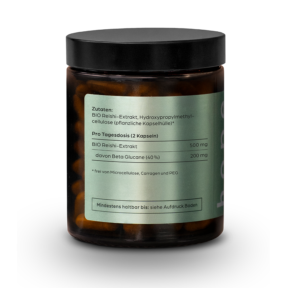 6er Angebot Bio Reishi Extrakt Kapseln