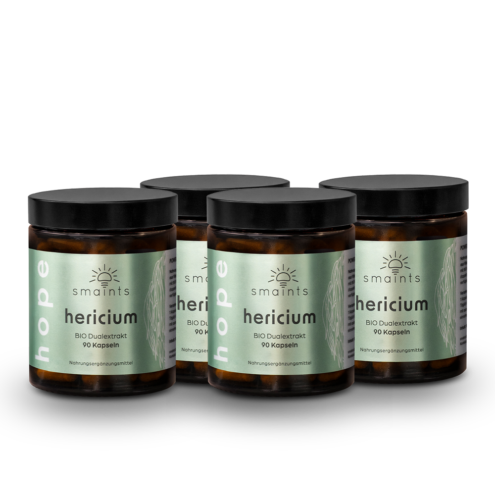 4x Bio Hericium Extrakt Kapseln