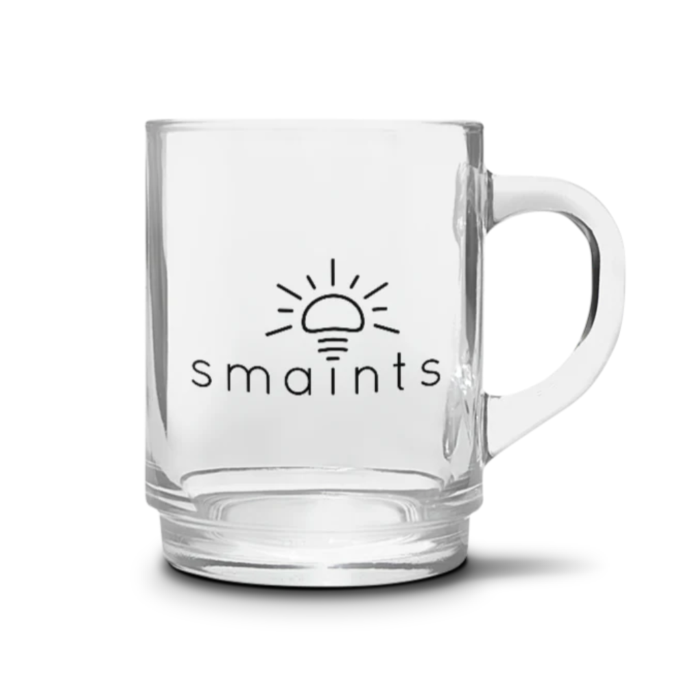 Glastasse smaints